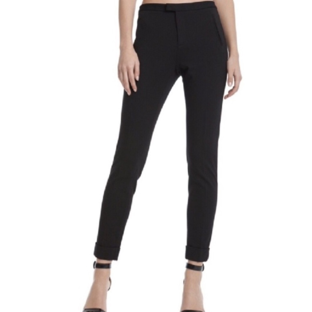 ATM Anthony Thomas Melillo Black Ponte Slim Pants Size 2